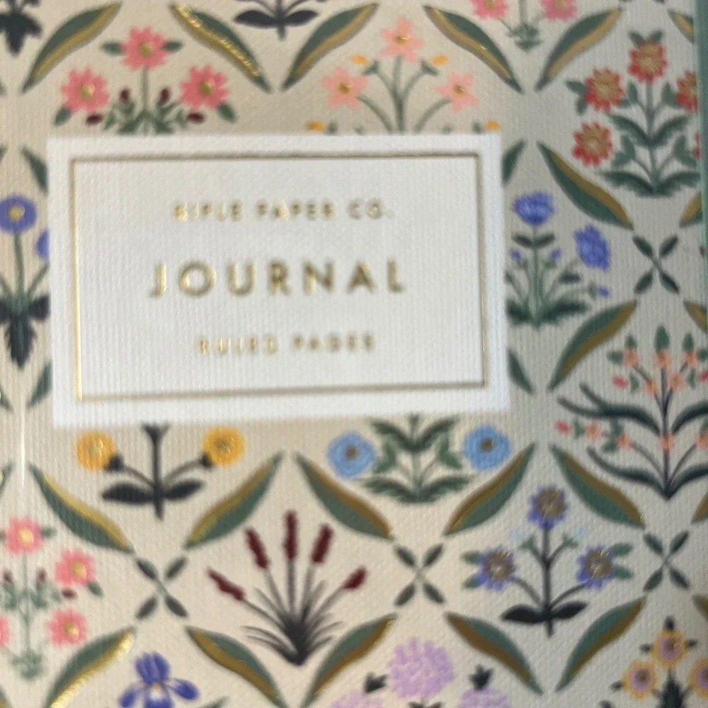 Rifle Paper Co Estee Journal w Pen Floral Pattern 144 Ruled Pages‎ NIP